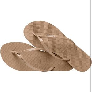Havaianas Tan Flip Flops